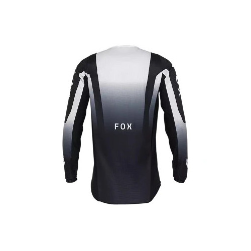 Bluze - FOX 180 LEAN JERSEY - EXTD SIZES [BLK/WHT]