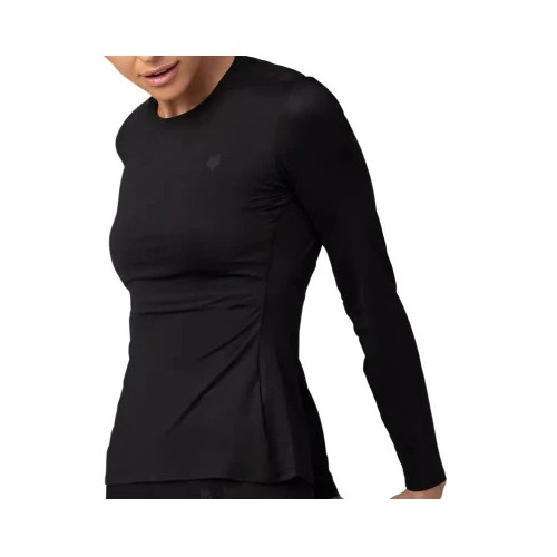 Tricouri - FOX W TECBASE LS SHIRT [BLK]