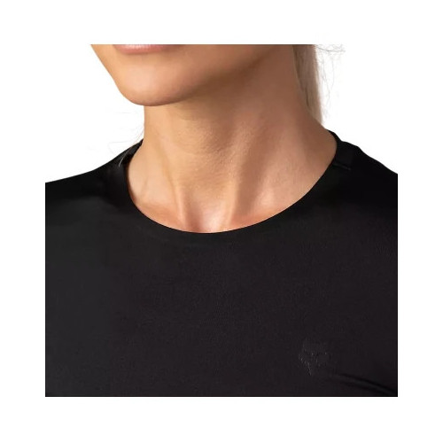 Tricouri - FOX W TECBASE LS SHIRT [BLK]