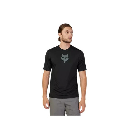 Tricouri - FOX RANGER SS JERSEY LAB HEAD [BLK]