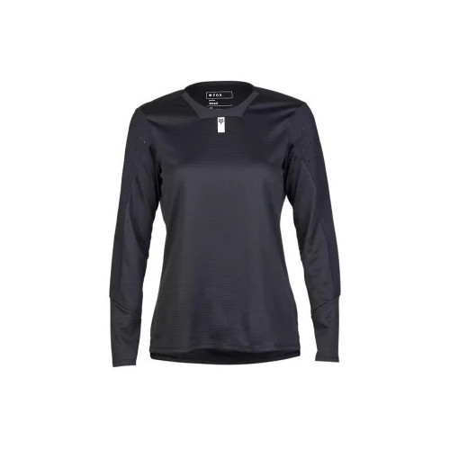 Tricouri - FOX W DEFEND LS JERSEY [BLK]