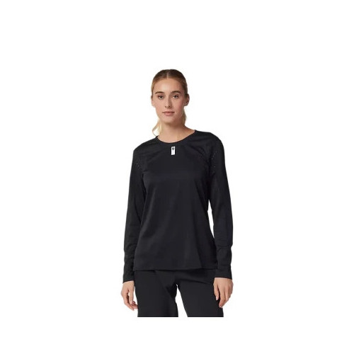 Tricouri - FOX W DEFEND LS JERSEY [BLK]