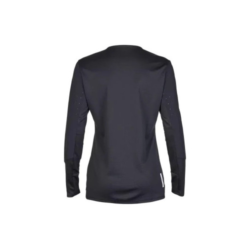 Tricouri - FOX W DEFEND LS JERSEY [BLK]