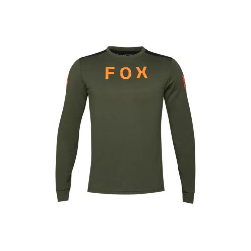 Tricouri - FOX RANGER DR LS JERSEY AVIATION [DRK SGE]