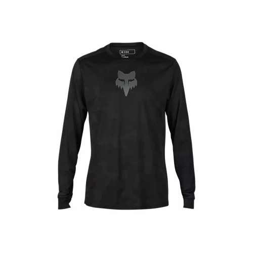 Tricouri - FOX RANGER TRU DRI LS JERSEY [BLK]