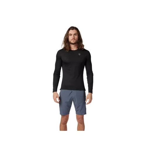 Tricouri - FOX FLEXAIR ASCENT LS JERSEY [BLK]