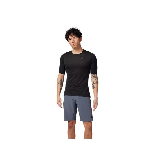 Tricouri - FOX FLEXAIR ASCENT SS JERSEY [BLK]