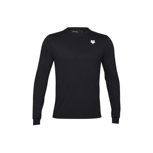 Tricouri - FOX RANGER DR MD LS JERSEY [BLK]