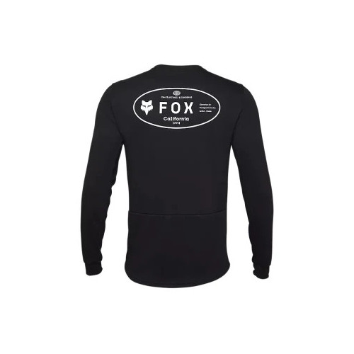 Tricouri - FOX RANGER DR MD LS JERSEY [BLK]