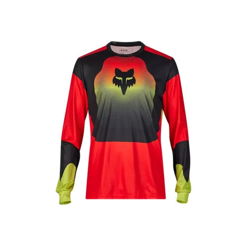 Tricouri - FOX RANGER LS JERSEY REVISE [RD/YLW]