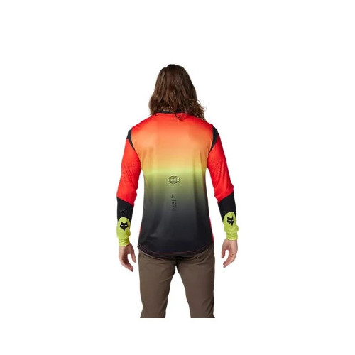 Tricouri - FOX RANGER LS JERSEY REVISE [RD/YLW]