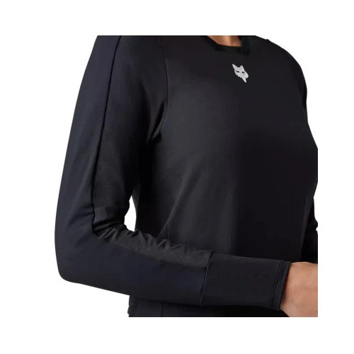 Tricouri - FOX W DEFEND THERMAL JERSEY [BLK]