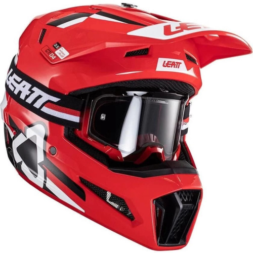 HELMET KIT MOTO 3.5 V24 RED INCLUDES 4.5 GOGGLE