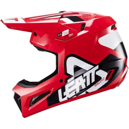 HELMET KIT MOTO 3.5 V24 RED INCLUDES 4.5 GOGGLE