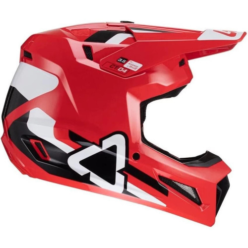 HELMET KIT MOTO 3.5 V24 RED INCLUDES 4.5 GOGGLE