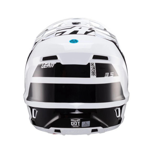 HELMET KIT MOTO 3.5 V24 BLACK/WHITE INCLUDES 4.5 GOGGLE