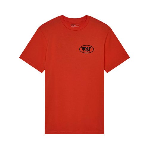 FOX WING SS PREM TEE [BLD ORG]