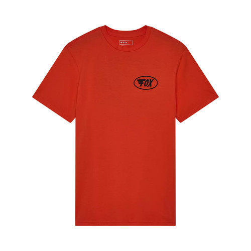 FOX WING SS PREM TEE [BLD ORG]