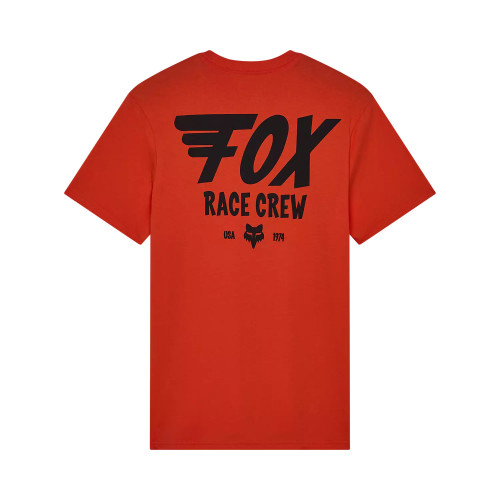 FOX WING SS PREM TEE [BLD ORG] 2