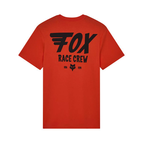 FOX WING SS PREM TEE [BLD ORG]