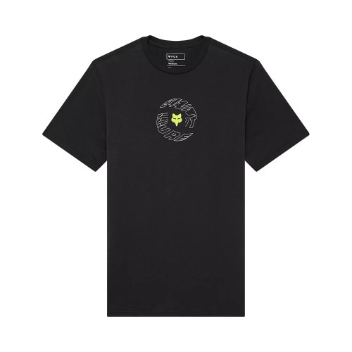 SPIRAL SS PREM TEE [BLK]