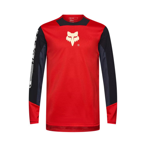 DEFEND LS JERSEY ELEVATED [FLO RED]