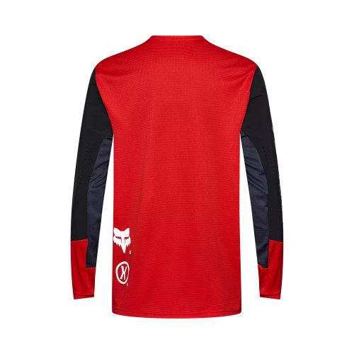 DEFEND LS JERSEY ELEVATED [FLO RED] 2