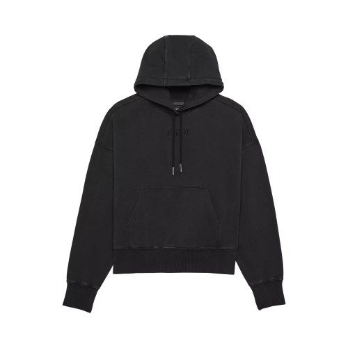 W WORDMARK OVERSIZED FLEECE PO [BLK]
