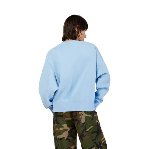 W WORDMARK OV FLEECE CREW [CAS BLU]
