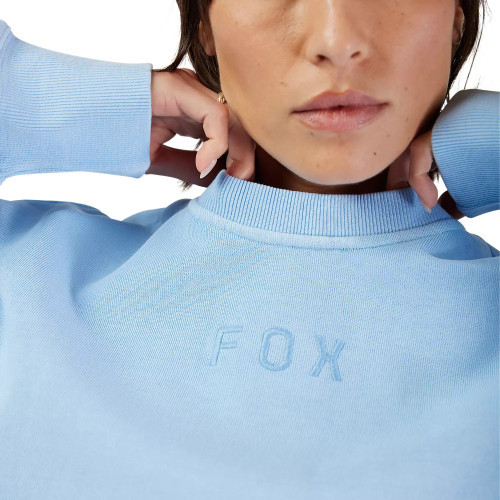 W WORDMARK OV FLEECE CREW [CAS BLU]