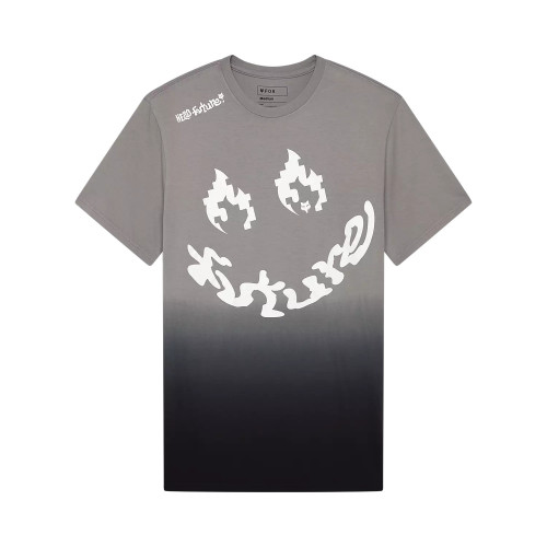 HELLO FOX SS PREM TEE [STL GRY]