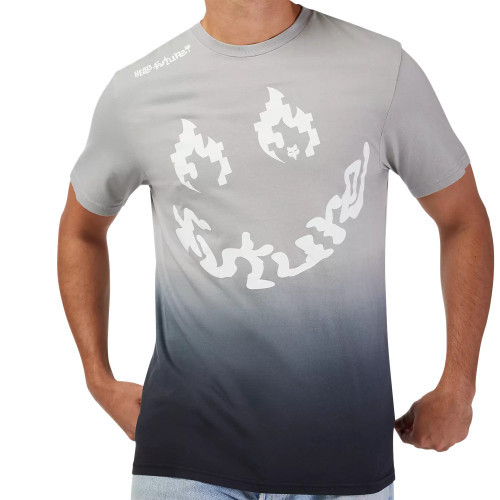 HELLO FOX SS PREM TEE [STL GRY]