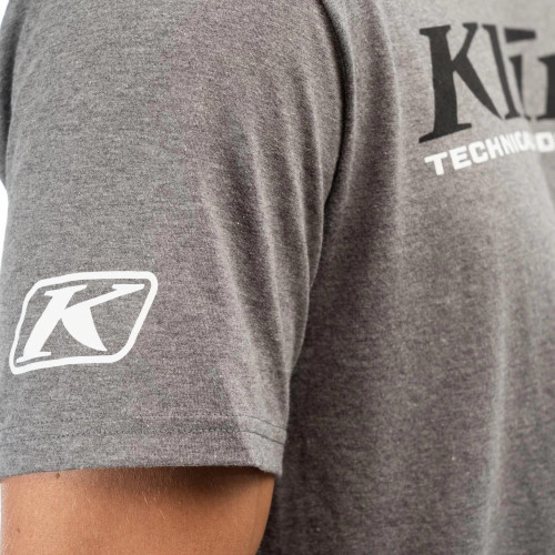 K Corp SS T Gray Frost - Black
