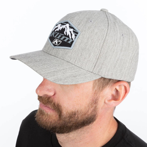 Glacier Hat Gray Heather - Black