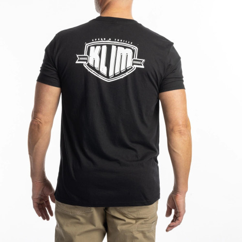 Full Throttle Tri-blend Tee Black - White