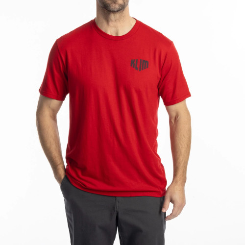 Full Throttle Tri-blend Tee Classic Red - Asphalt