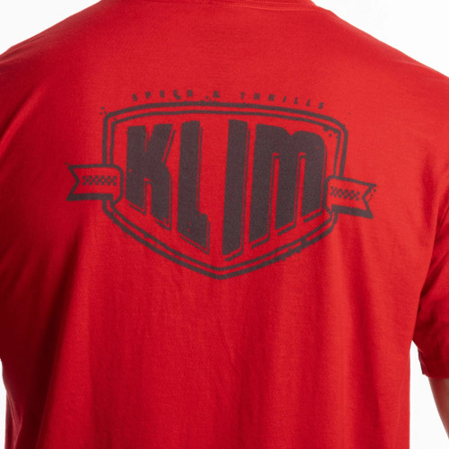 Full Throttle Tri-blend Tee Classic Red - Asphalt