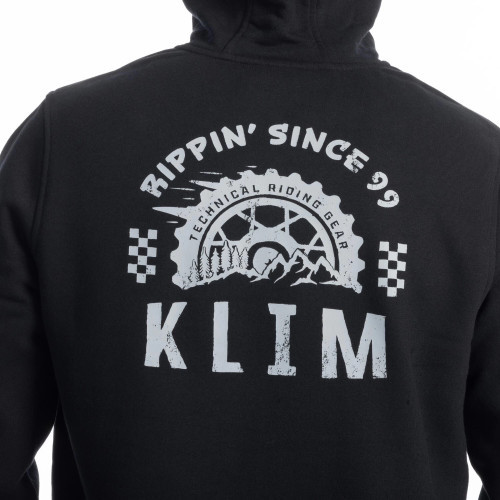 Rippin’ Pullover Hoodie Black - High-rise