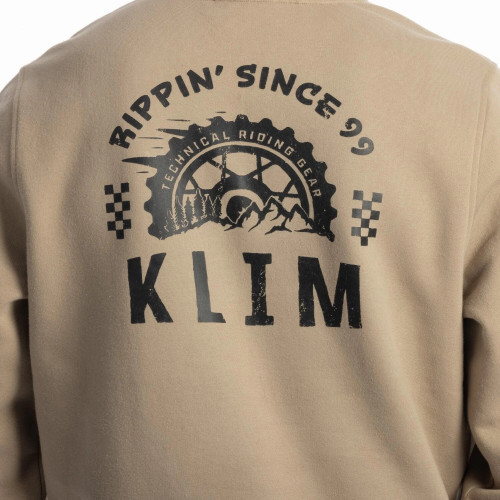 Rippin’ Pullover Hoodie Montana Tan - Black