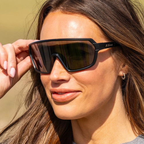 Suspension Sunglasses Matte Black - Smoke Black Mirrored