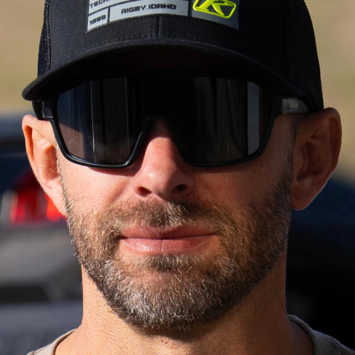 Suspension Sunglasses Matte Black - Smoke Black Mirrored