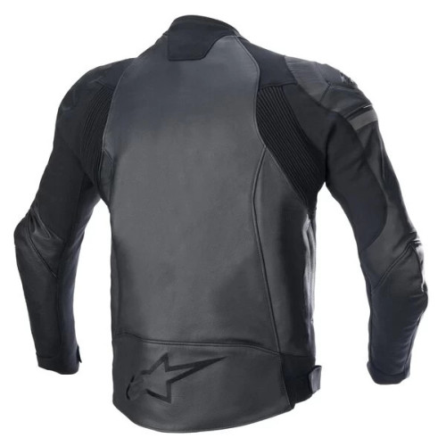 Geaca de piele sport ALPINESTARS GP FORCE 56 Negru/Negru 2