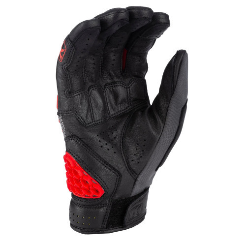 Baja S4 Glove Black - Fiery Red