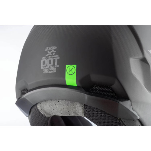 X1 Alpha Helmet ECE/DOT Carbon Matte Black
