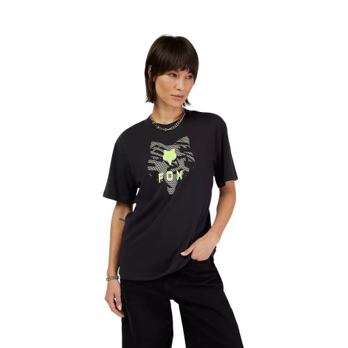 W ELEVATED SS TEE [BLK]