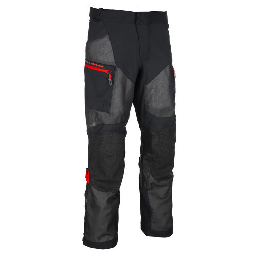 Baja S4 Pant Black - Fiery Red