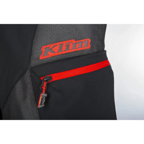 Baja S4 Pant Black - Fiery Red
