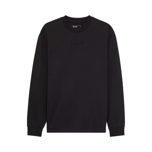 WORDMARK OVERSIZED LS TEE [BLK]