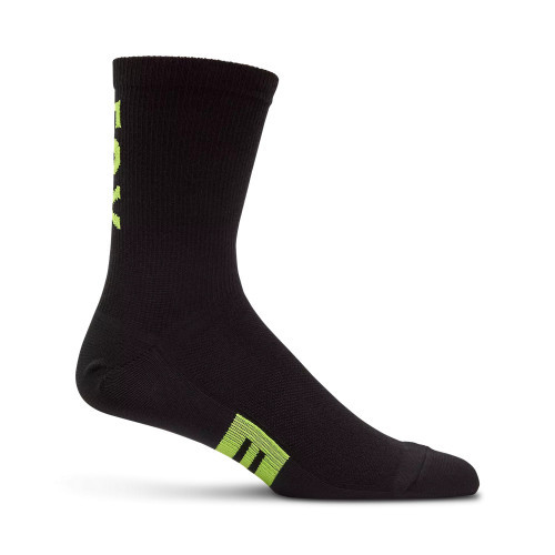 6" FLEXAIR MERINO SOCK [BLK/YLW]