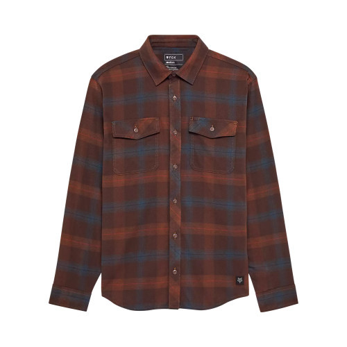 SURVIVALIST CORE FLANNEL LS [DRK BRN]
